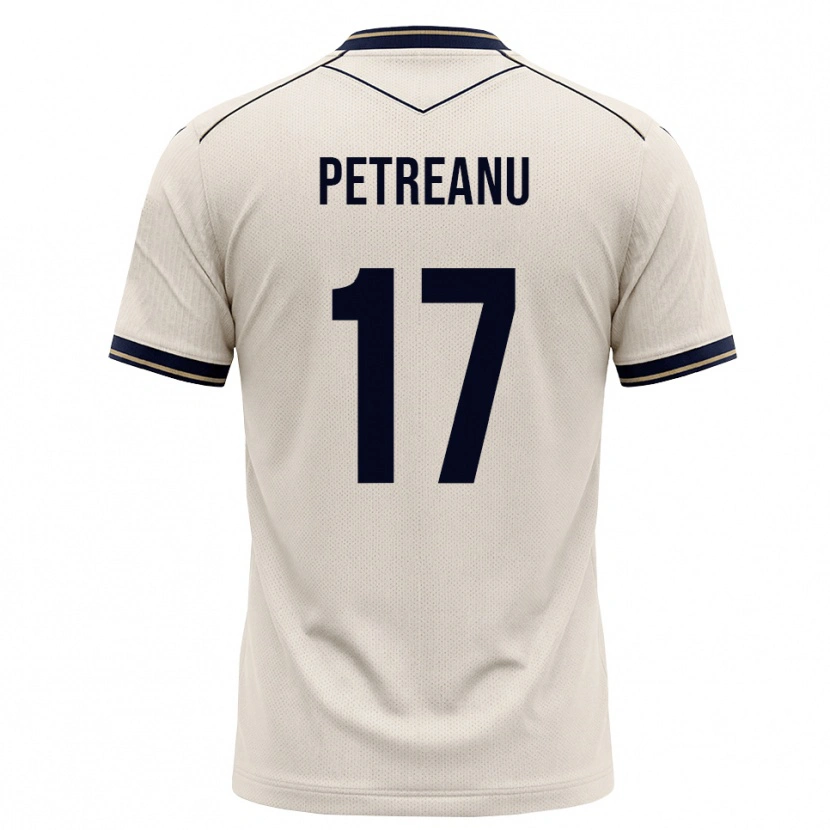 Danxen Dámské Vlad Petreanu #17 Bílá Modrá S Nádechem Daleko Hráčské Dresy 2026/27 Dres