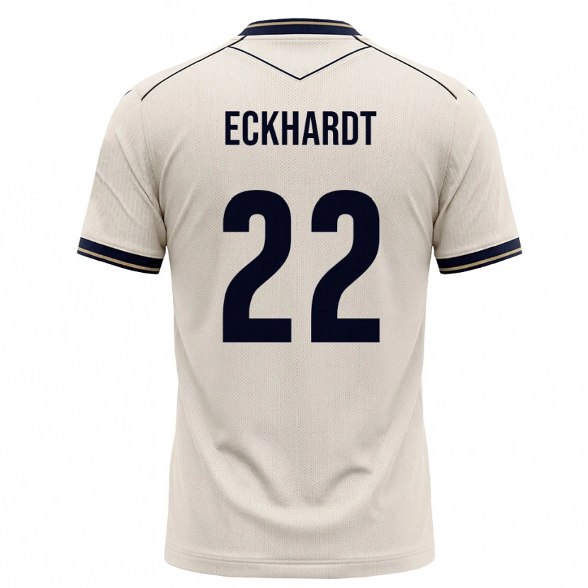 Danxen Dámské Aaron Eckhardt #22 Bílá Modrá S Nádechem Daleko Hráčské Dresy 2026/27 Dres