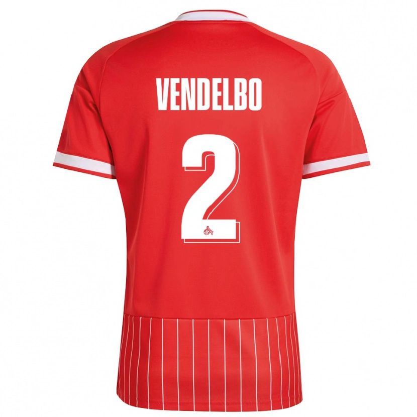 Danxen Dámské Sofie Vendelbo #2 Červená Bílá Zelená Daleko Hráčské Dresy 2026/27 Dres