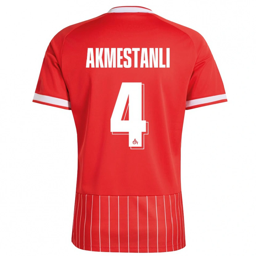 Danxen Dámské Teoman Akmestanli #4 Červená Bílá Zelená Daleko Hráčské Dresy 2026/27 Dres