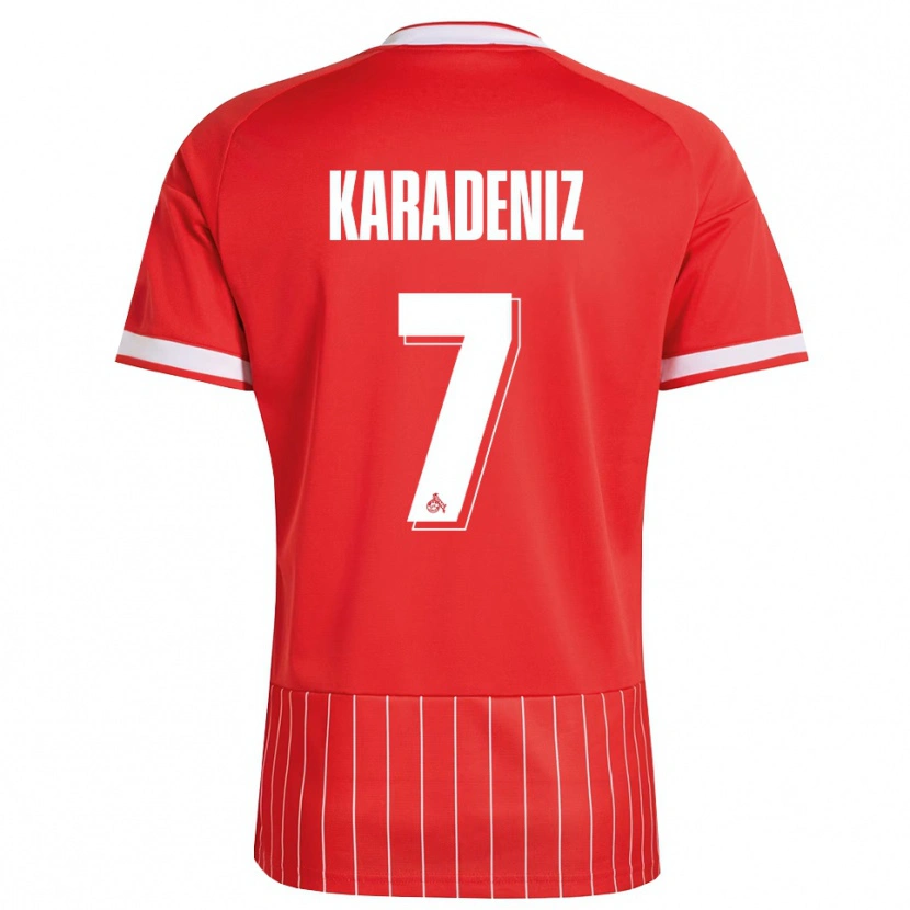 Danxen Dámské Thierry Karadeniz #7 Červená Bílá Zelená Daleko Hráčské Dresy 2026/27 Dres