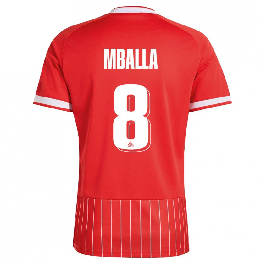 Danxen Dámské Loiks Mballa #8 Červená Bílá Zelená Daleko Hráčské Dresy 2026/27 Dres