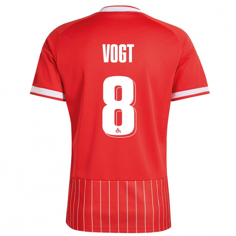Danxen Dámské Laura Vogt #8 Červená Bílá Zelená Daleko Hráčské Dresy 2026/27 Dres
