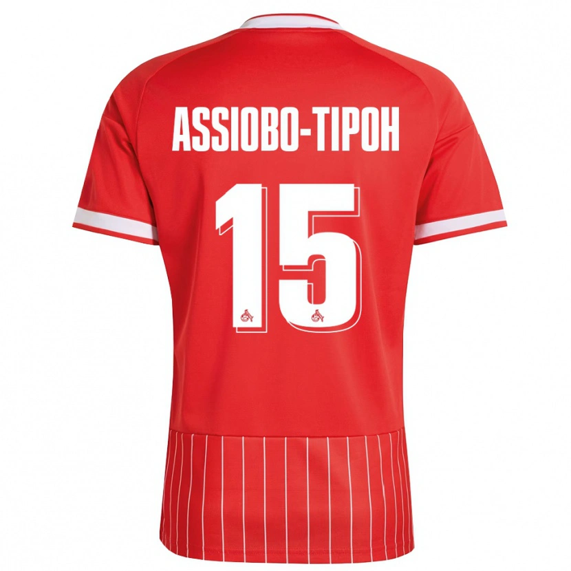 Danxen Dámské Elfried Assiobo-Tipoh #15 Červená Bílá Zelená Daleko Hráčské Dresy 2026/27 Dres