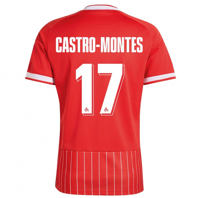 Danxen Dámské Alessio Castro-Montes #17 Červená Bílá Zelená Daleko Hráčské Dresy 2026/27 Dres