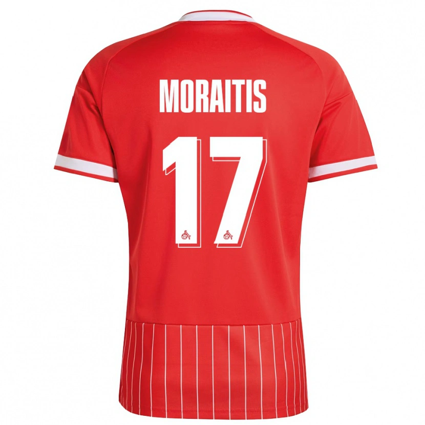 Danxen Dámské Victor Moraitis #17 Červená Bílá Zelená Daleko Hráčské Dresy 2026/27 Dres