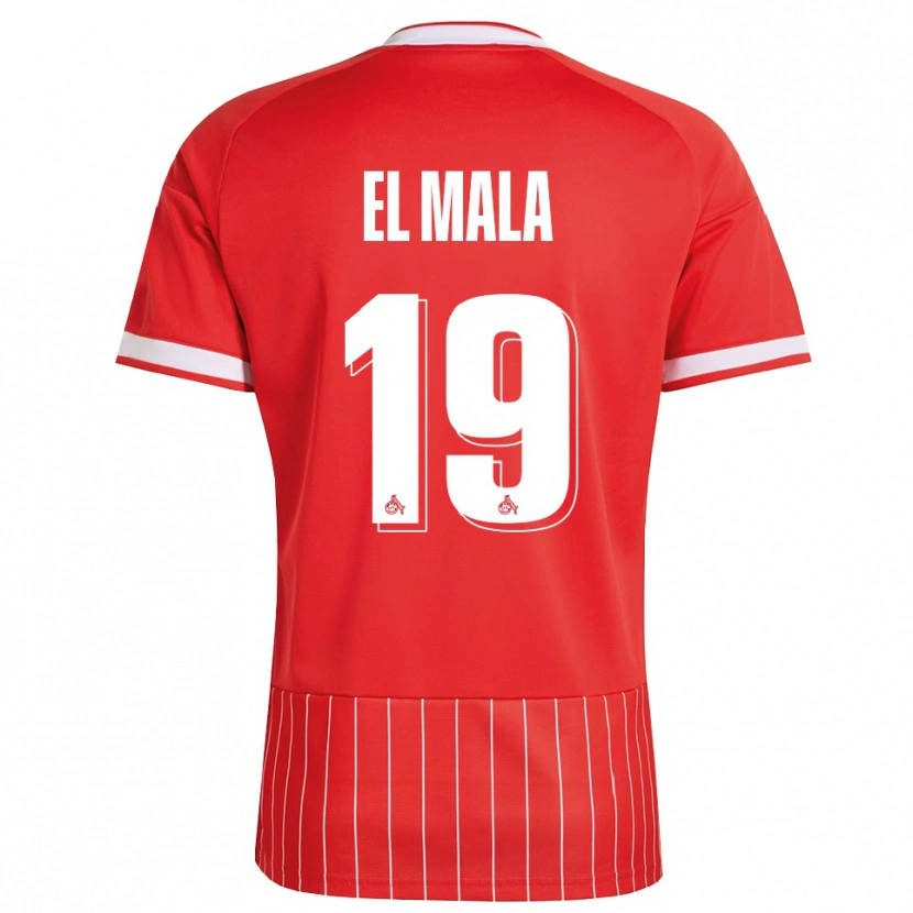 Danxen Dámské Malek El Mala #19 Červená Bílá Zelená Daleko Hráčské Dresy 2026/27 Dres