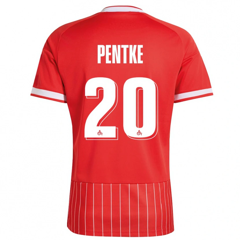 Danxen Dámské Philipp Pentke #20 Červená Bílá Zelená Daleko Hráčské Dresy 2026/27 Dres