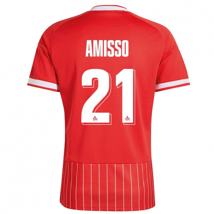 Danxen Dámské Gabriel Amisso #21 Červená Bílá Zelená Daleko Hráčské Dresy 2026/27 Dres