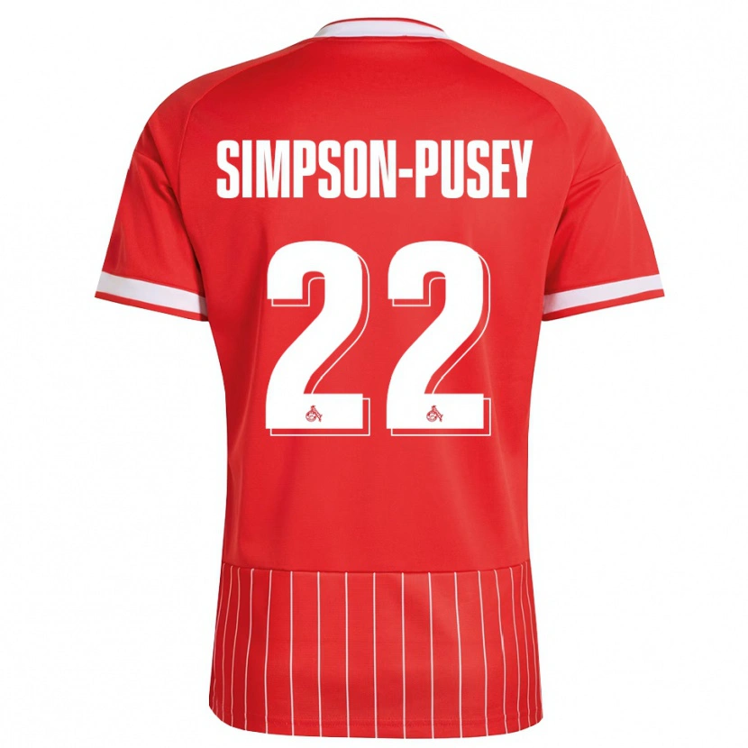 Danxen Dámské Jahmai Simpson-Pusey #22 Červená Bílá Zelená Daleko Hráčské Dresy 2026/27 Dres