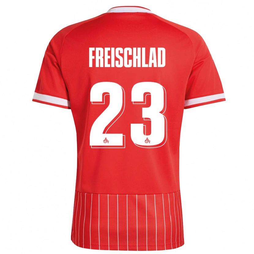 Danxen Dámské Yannick Freischlad #23 Červená Bílá Zelená Daleko Hráčské Dresy 2026/27 Dres