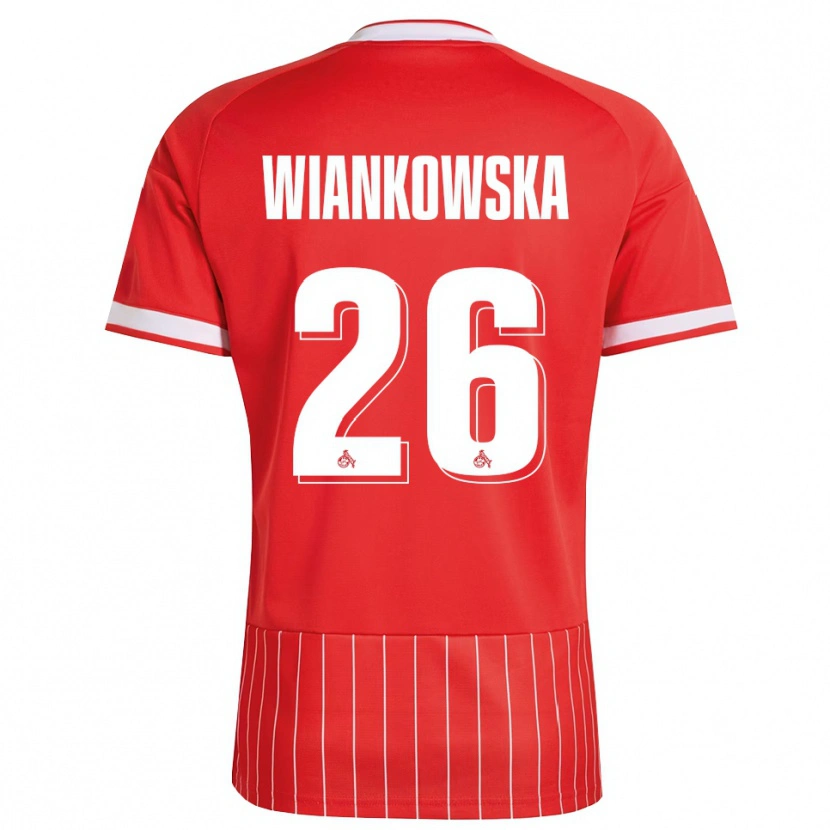 Danxen Dámské Martyna Wiankow­ska #26 Červená Bílá Zelená Daleko Hráčské Dresy 2026/27 Dres