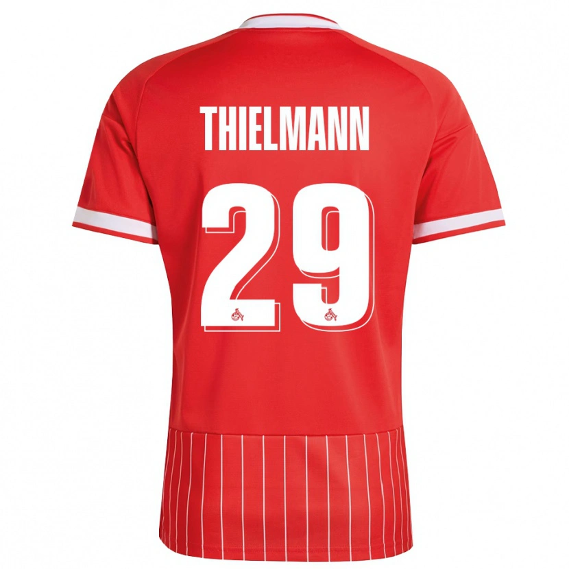 Danxen Dámské Jan Thielmann #29 Červená Bílá Zelená Daleko Hráčské Dresy 2026/27 Dres