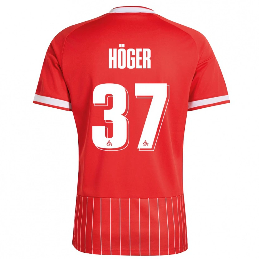 Danxen Dámské Marco Höger #37 Červená Bílá Zelená Daleko Hráčské Dresy 2026/27 Dres