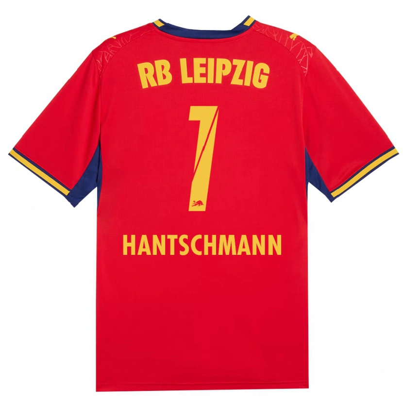 Danxen Dámské Franz Hantschmann #1 Červená Žlutá Královská Modř Daleko Hráčské Dresy 2026/27 Dres