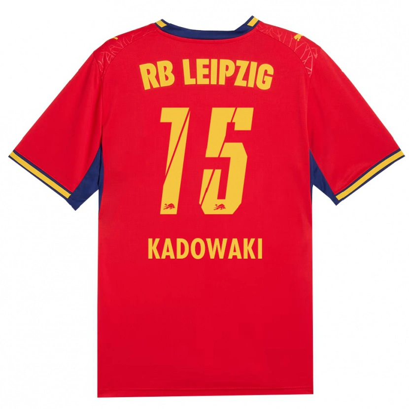 Danxen Dámské Mai Kadowaki #15 Červená Žlutá Královská Modř Daleko Hráčské Dresy 2026/27 Dres