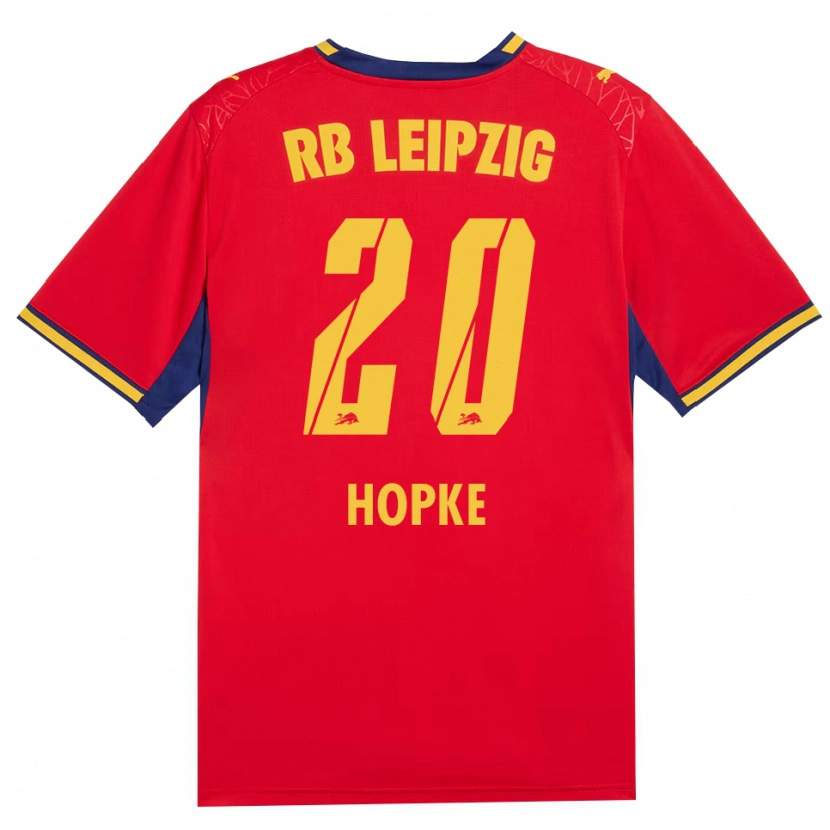 Danxen Dámské Hannes Hopke #20 Červená Žlutá Královská Modř Daleko Hráčské Dresy 2026/27 Dres