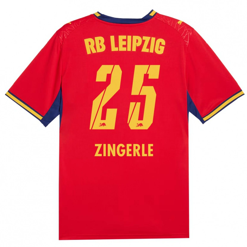 Danxen Dámské Leopold Zingerle #25 Červená Žlutá Královská Modř Daleko Hráčské Dresy 2026/27 Dres