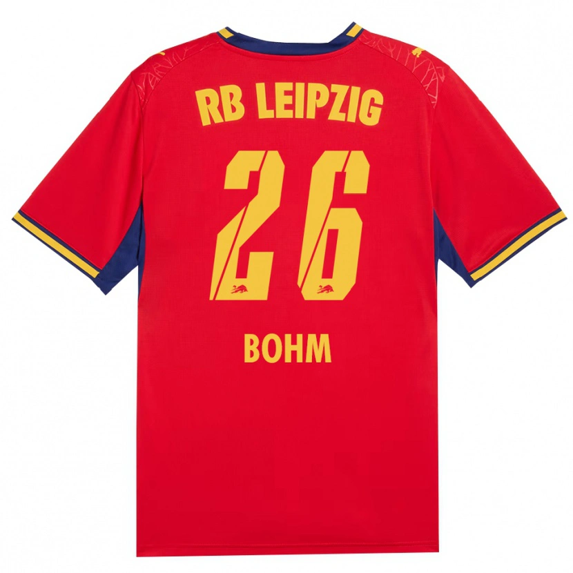 Danxen Dámské Pepe Böhm #26 Červená Žlutá Královská Modř Daleko Hráčské Dresy 2026/27 Dres