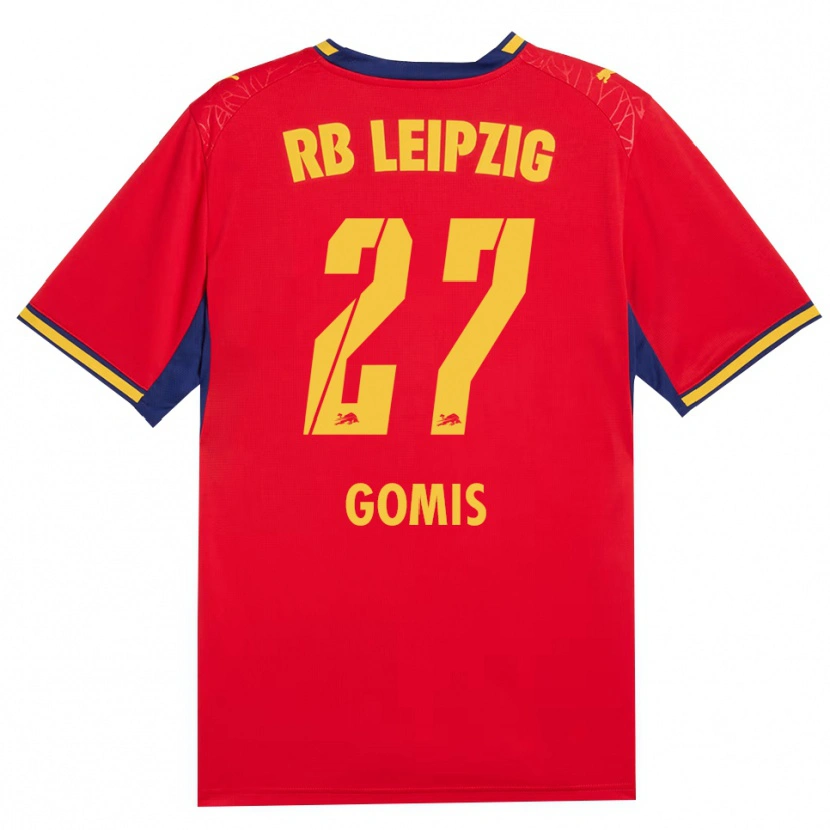 Danxen Dámské Tidiam Gomis #27 Červená Žlutá Královská Modř Daleko Hráčské Dresy 2026/27 Dres