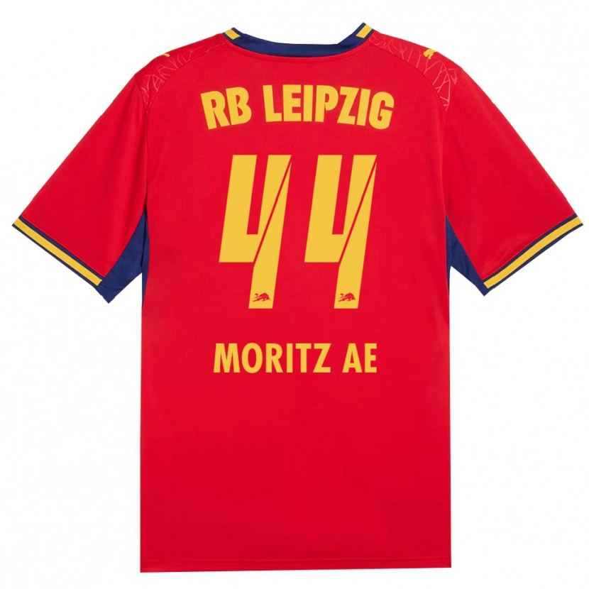 Danxen Dámské Moritz Aé #44 Červená Žlutá Královská Modř Daleko Hráčské Dresy 2026/27 Dres