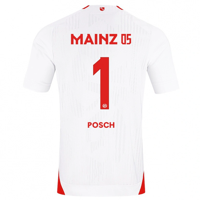 Danxen Dámské Daniel Posch #1 Bílá Červená Žlutá Daleko Hráčské Dresy 2026/27 Dres