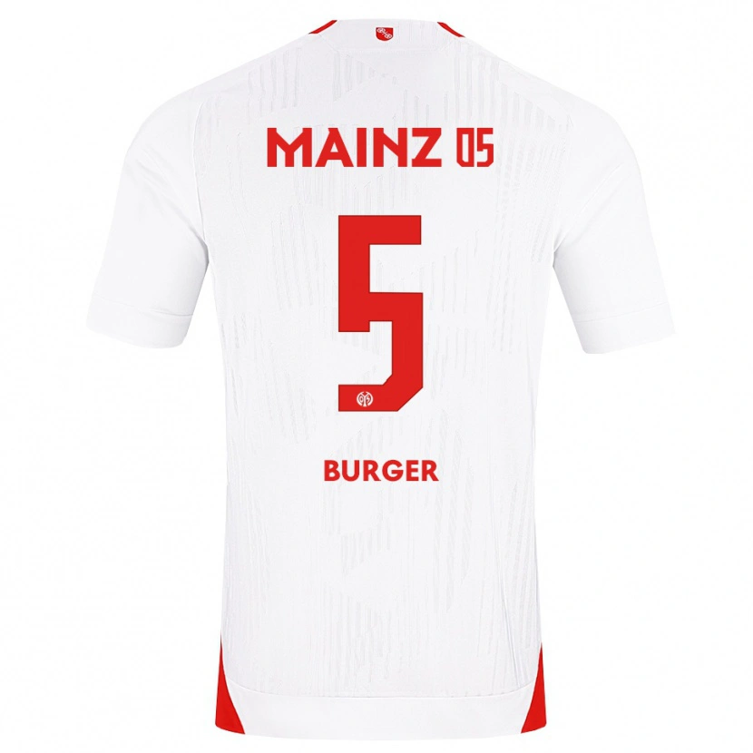 Danxen Dámské Korbinian Burger #5 Bílá Červená Žlutá Daleko Hráčské Dresy 2026/27 Dres