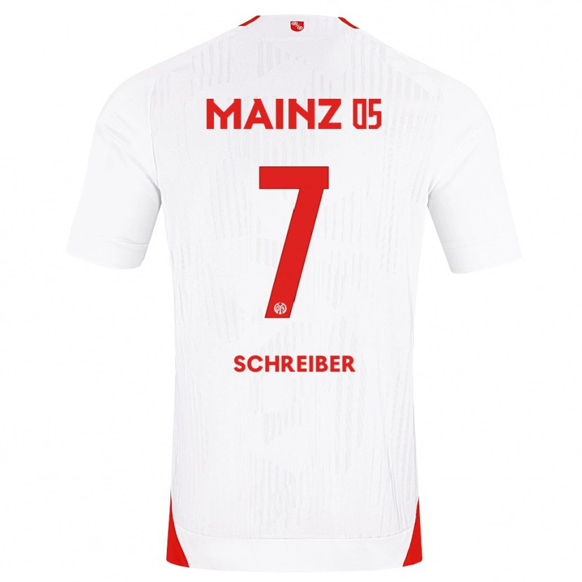 Danxen Dámské Max Schreiber #7 Bílá Červená Žlutá Daleko Hráčské Dresy 2026/27 Dres