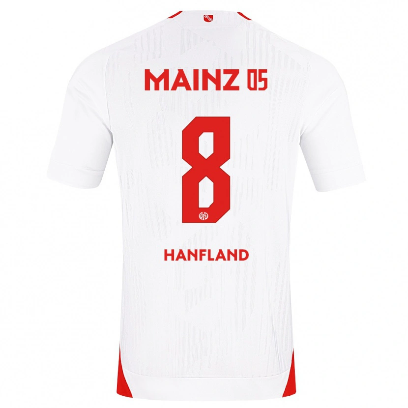 Danxen Dámské Paul Hanfland #8 Bílá Červená Žlutá Daleko Hráčské Dresy 2026/27 Dres