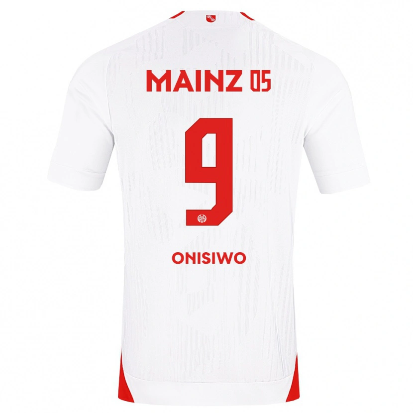 Danxen Dámské Karim Onisiwo #9 Bílá Červená Žlutá Daleko Hráčské Dresy 2026/27 Dres