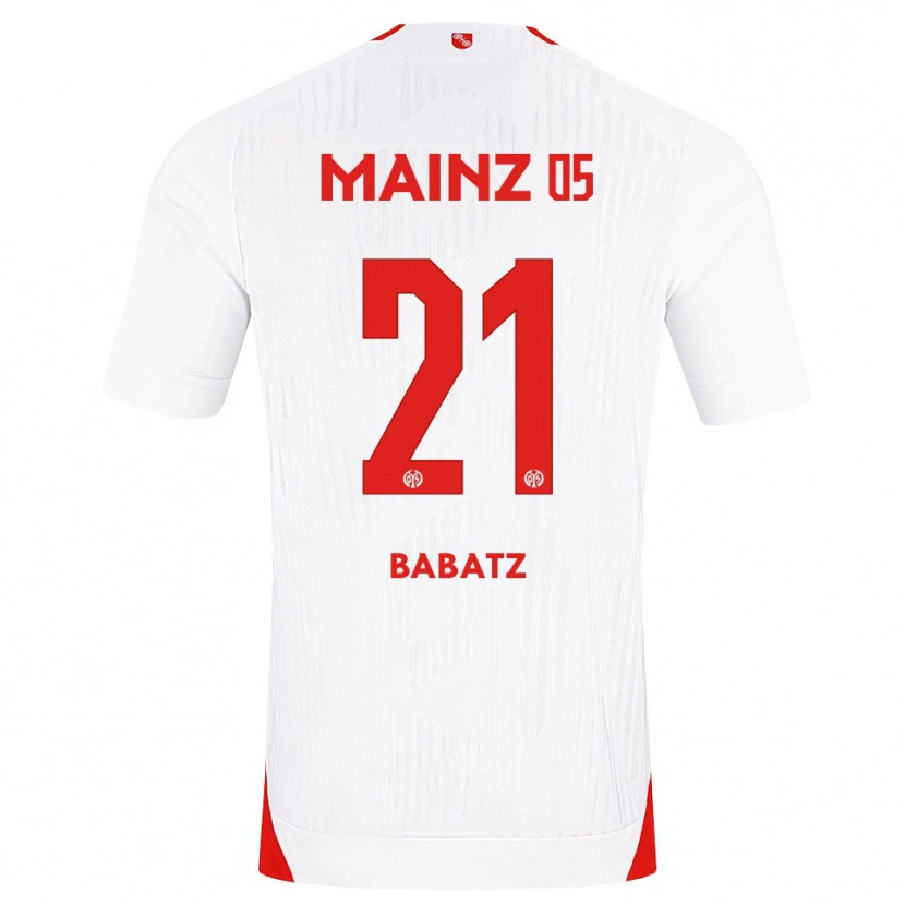 Danxen Dámské Louis Babatz #21 Bílá Červená Žlutá Daleko Hráčské Dresy 2026/27 Dres