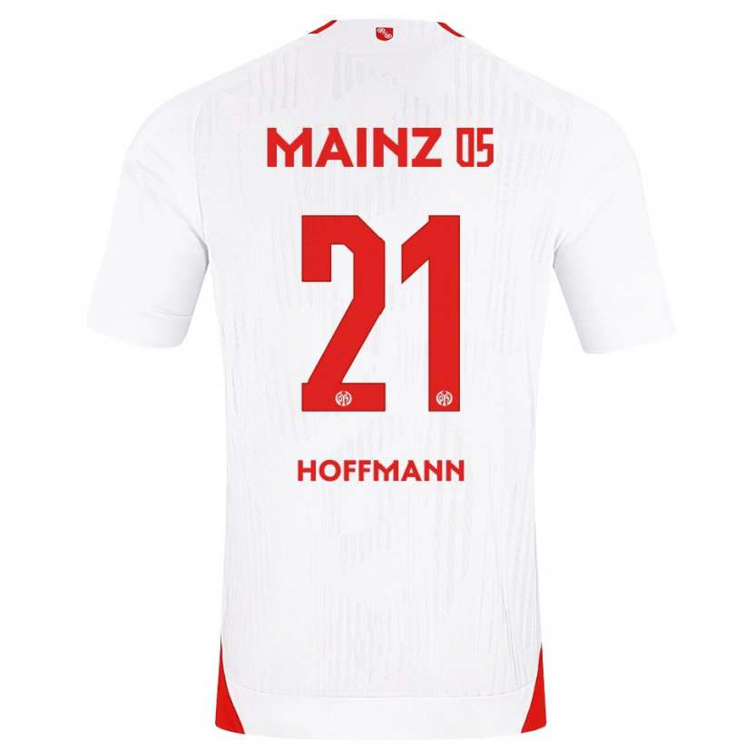 Danxen Dámské Leon Hoffmann #21 Bílá Červená Žlutá Daleko Hráčské Dresy 2026/27 Dres