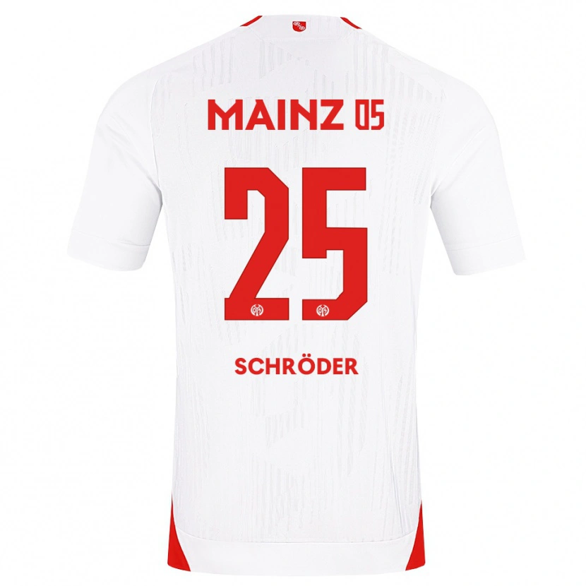 Danxen Dámské Maxim Schröder #25 Bílá Červená Žlutá Daleko Hráčské Dresy 2026/27 Dres