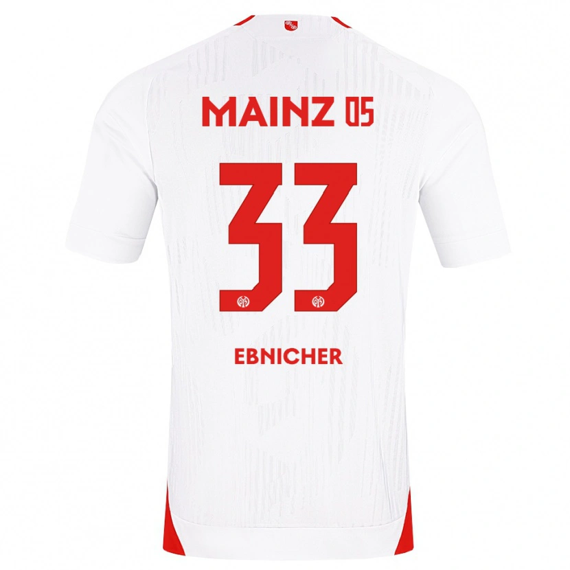 Danxen Dámské Sabine Ebnicher #33 Bílá Červená Žlutá Daleko Hráčské Dresy 2026/27 Dres