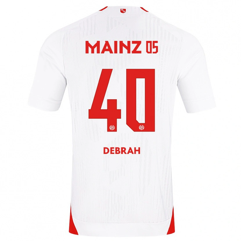 Danxen Dámské Jeremiah Debrah #40 Bílá Červená Žlutá Daleko Hráčské Dresy 2026/27 Dres