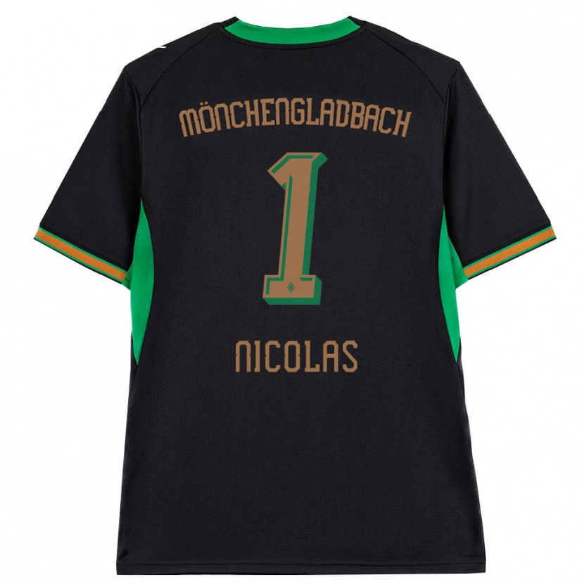 Danxen Dámské Moritz Nicolas #1 Černá Oranžová Zelená Hnědá Daleko Hráčské Dresy 2026/27 Dres