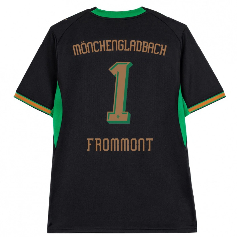 Danxen Dámské Romina Frommont #1 Černá Oranžová Zelená Hnědá Daleko Hráčské Dresy 2026/27 Dres