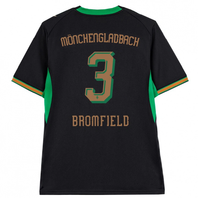 Danxen Dámské Rio Bromfield #3 Černá Oranžová Zelená Hnědá Daleko Hráčské Dresy 2026/27 Dres