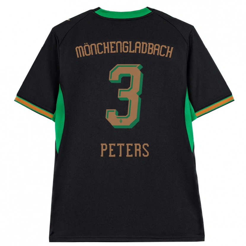 Danxen Dámské Nils Peters #3 Černá Oranžová Zelená Hnědá Daleko Hráčské Dresy 2026/27 Dres