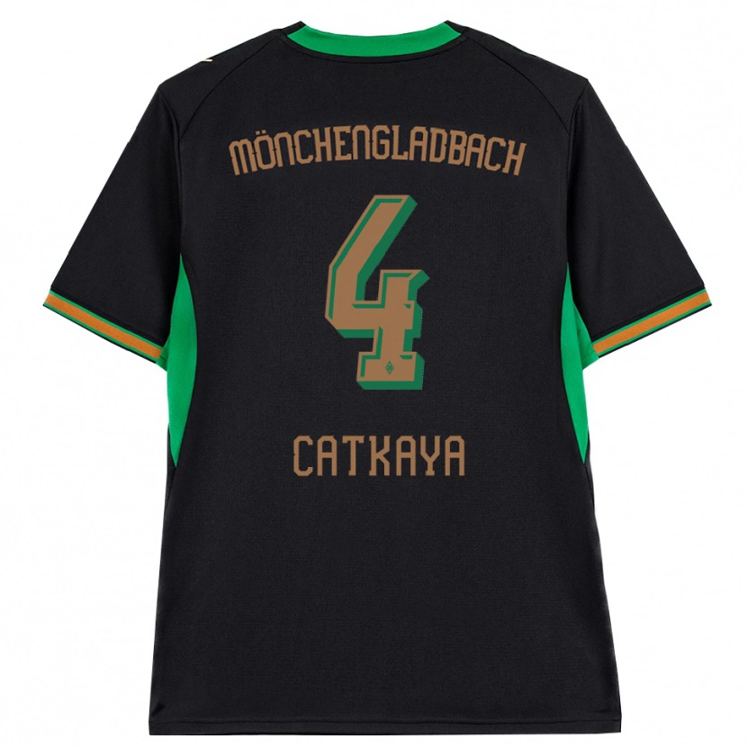Danxen Dámské Talha Catkaya #4 Černá Oranžová Zelená Hnědá Daleko Hráčské Dresy 2026/27 Dres