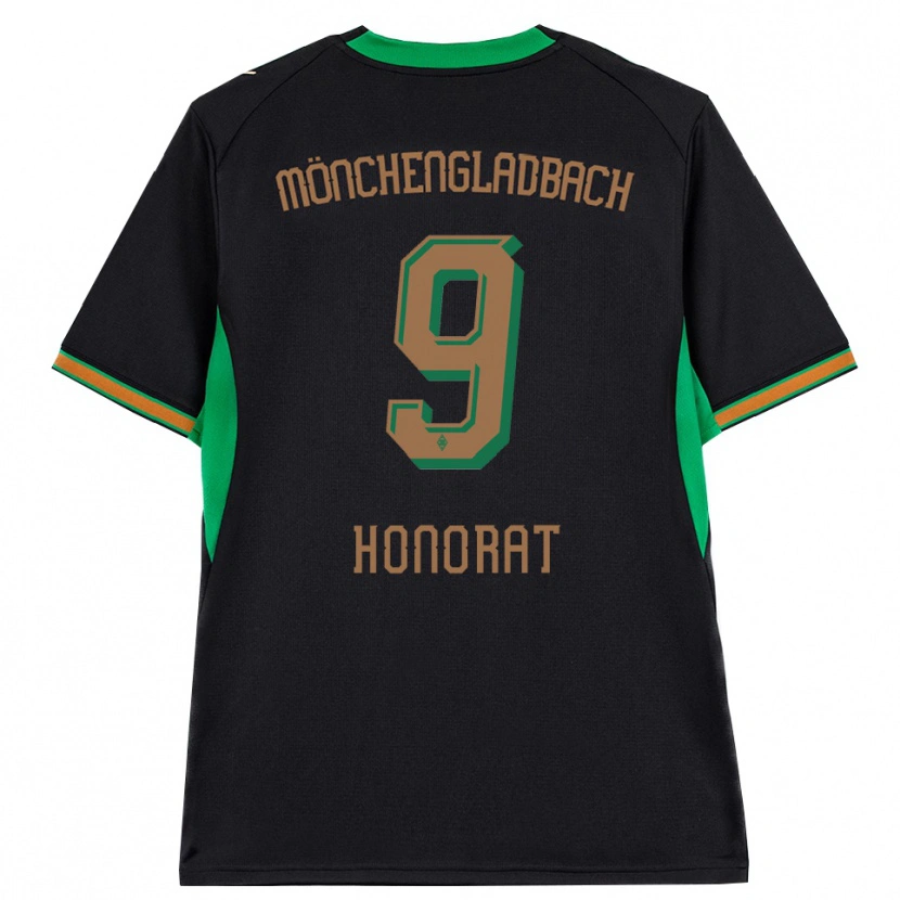 Danxen Dámské Franck Honorat #9 Černá Oranžová Zelená Hnědá Daleko Hráčské Dresy 2026/27 Dres