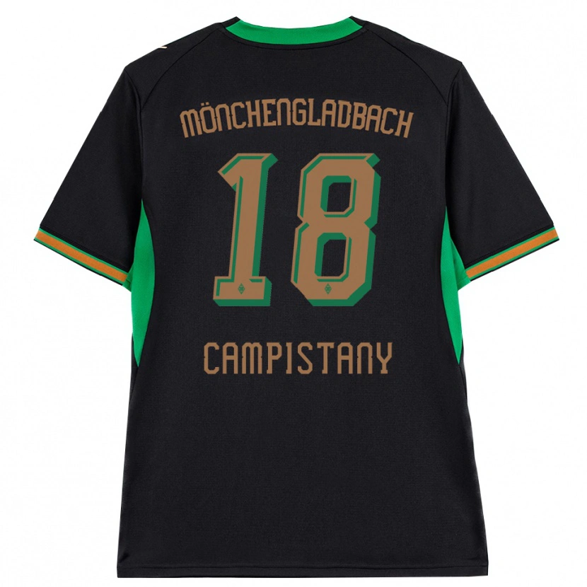 Danxen Dámské Erik Corominas Campistany #18 Černá Oranžová Zelená Hnědá Daleko Hráčské Dresy 2026/27 Dres