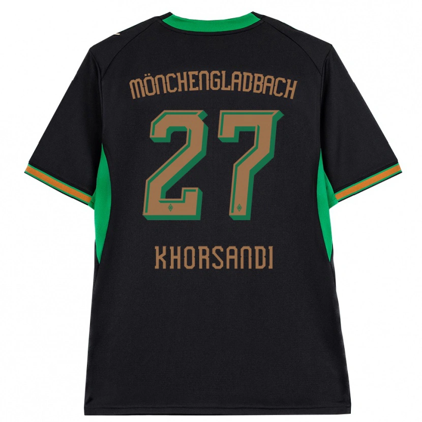 Danxen Dámské Radin Khorsandi #27 Černá Oranžová Zelená Hnědá Daleko Hráčské Dresy 2026/27 Dres