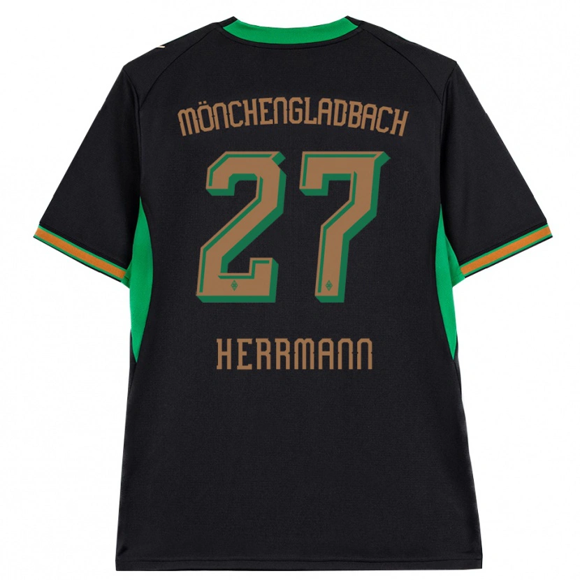 Danxen Dámské Michelle Herrmann #27 Černá Oranžová Zelená Hnědá Daleko Hráčské Dresy 2026/27 Dres