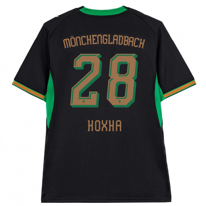 Danxen Dámské Flavjo Hoxha #28 Černá Oranžová Zelená Hnědá Daleko Hráčské Dresy 2026/27 Dres