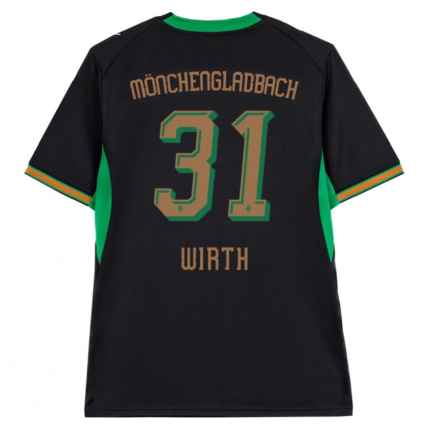Danxen Dámské Linus Wirth #31 Černá Oranžová Zelená Hnědá Daleko Hráčské Dresy 2026/27 Dres