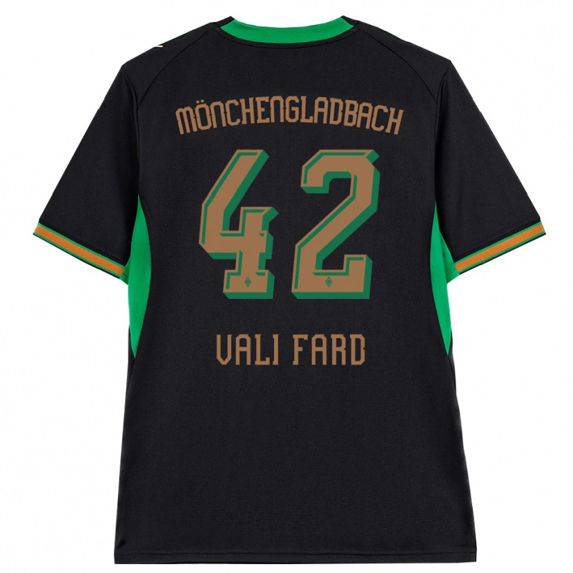Danxen Dámské Elias Vali Fard #42 Černá Oranžová Zelená Hnědá Daleko Hráčské Dresy 2026/27 Dres