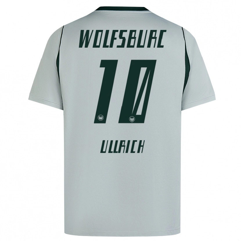 Danxen Dámské Pepe Ullrich #10 Šedá Zelená Daleko Hráčské Dresy 2026/27 Dres