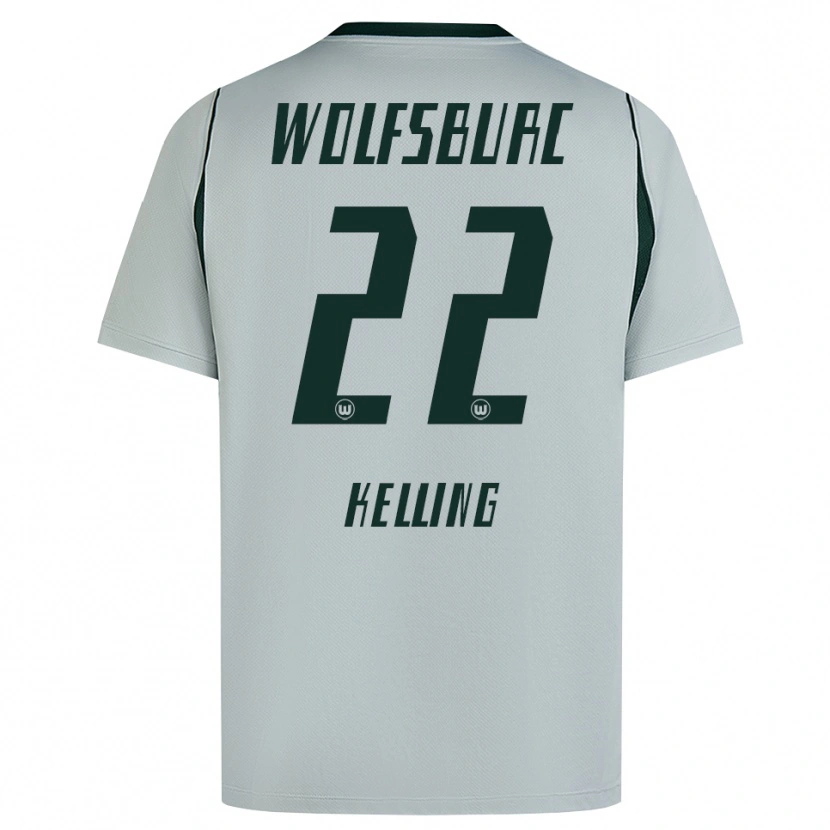 Danxen Dámské Lenny Kelling #22 Šedá Zelená Daleko Hráčské Dresy 2026/27 Dres