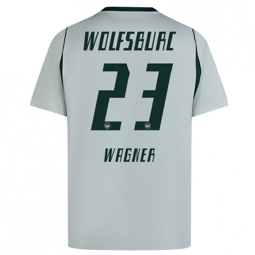 Danxen Dámské Maksym Wagner #23 Šedá Zelená Daleko Hráčské Dresy 2026/27 Dres